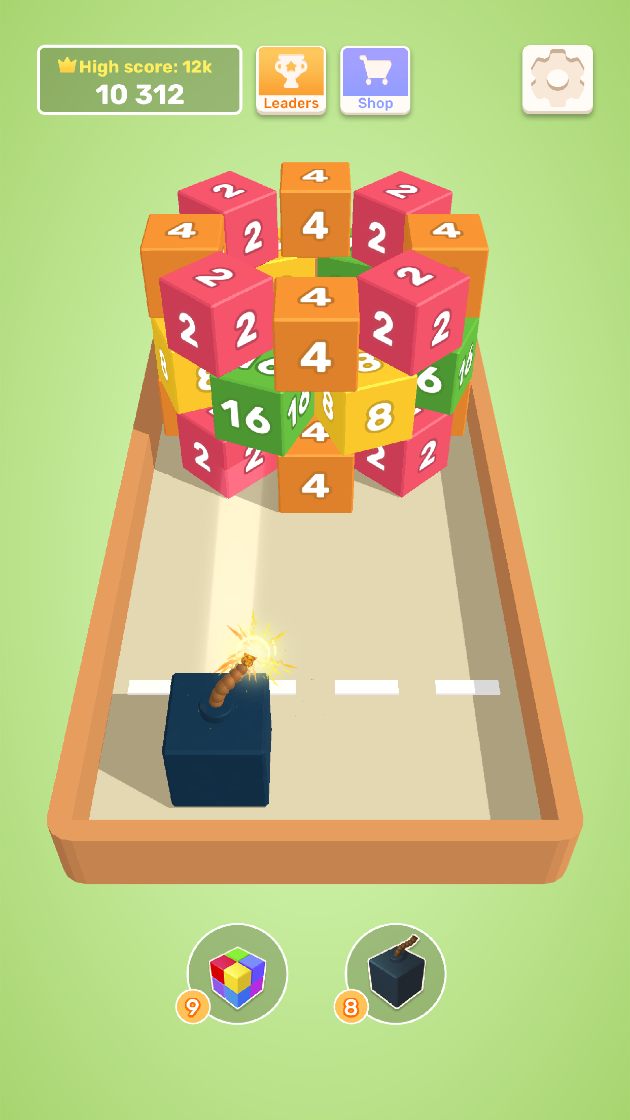 اسکرین شات 7 بازی Chain Cube 2048: Number Merge