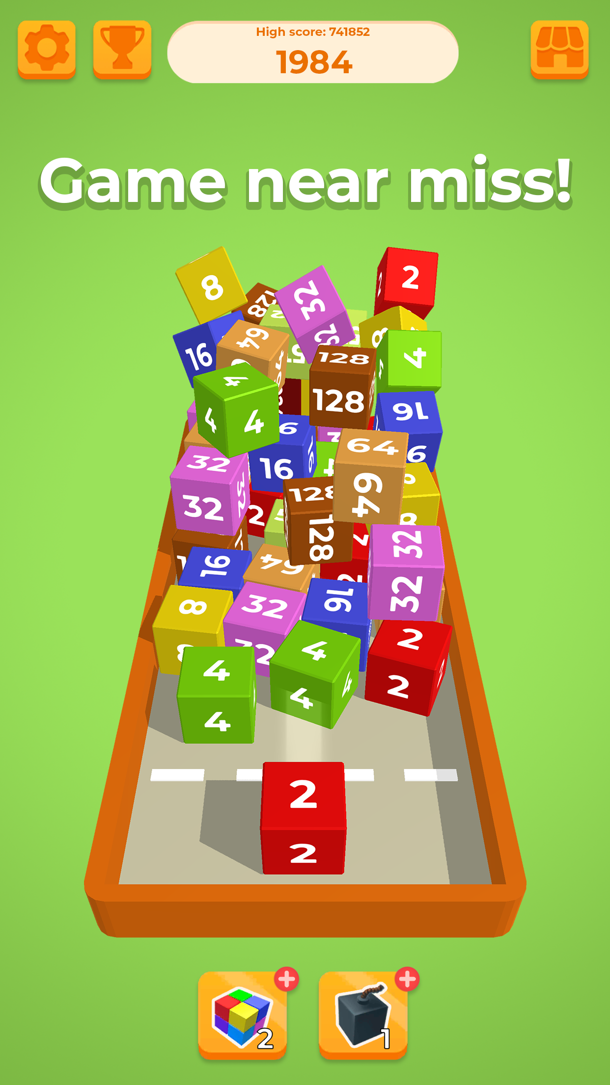 اسکرین شات 4 بازی Chain Cube 2048: 3D merge game