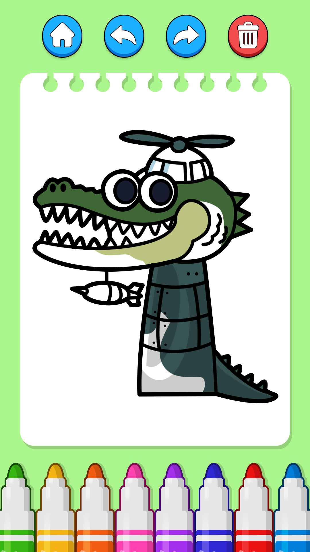 اسکرین شات 3 بازی Braindot Color: Draw Monsters