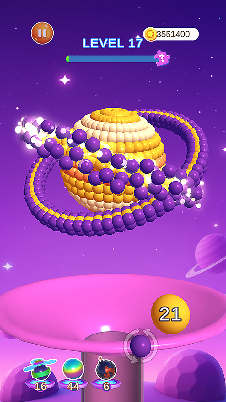 اسکرین شات 4 بازی Pearl Shooter: Color Pop