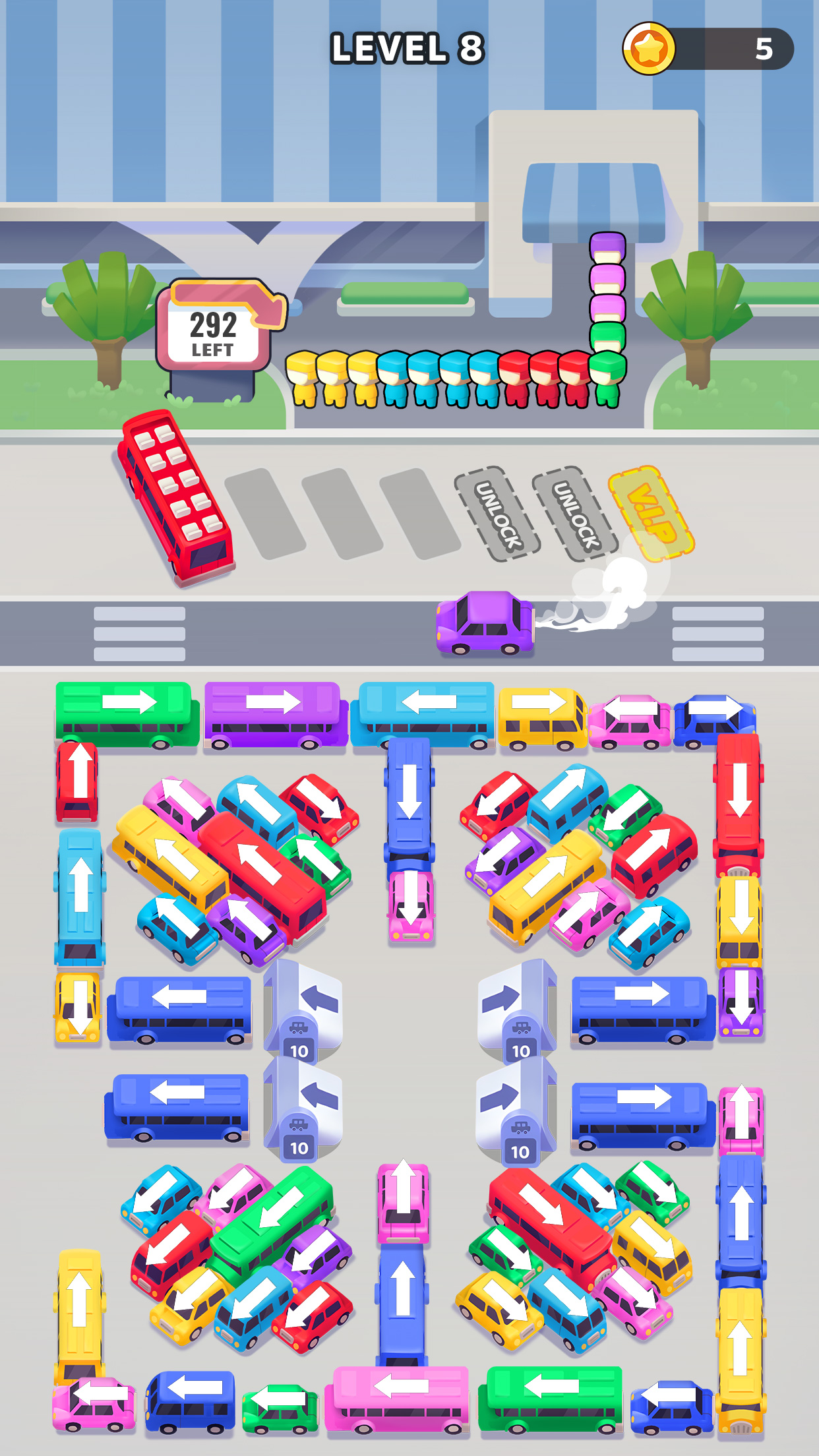 اسکرین شات 4 بازی Bus Frenzy - Traffic Jam