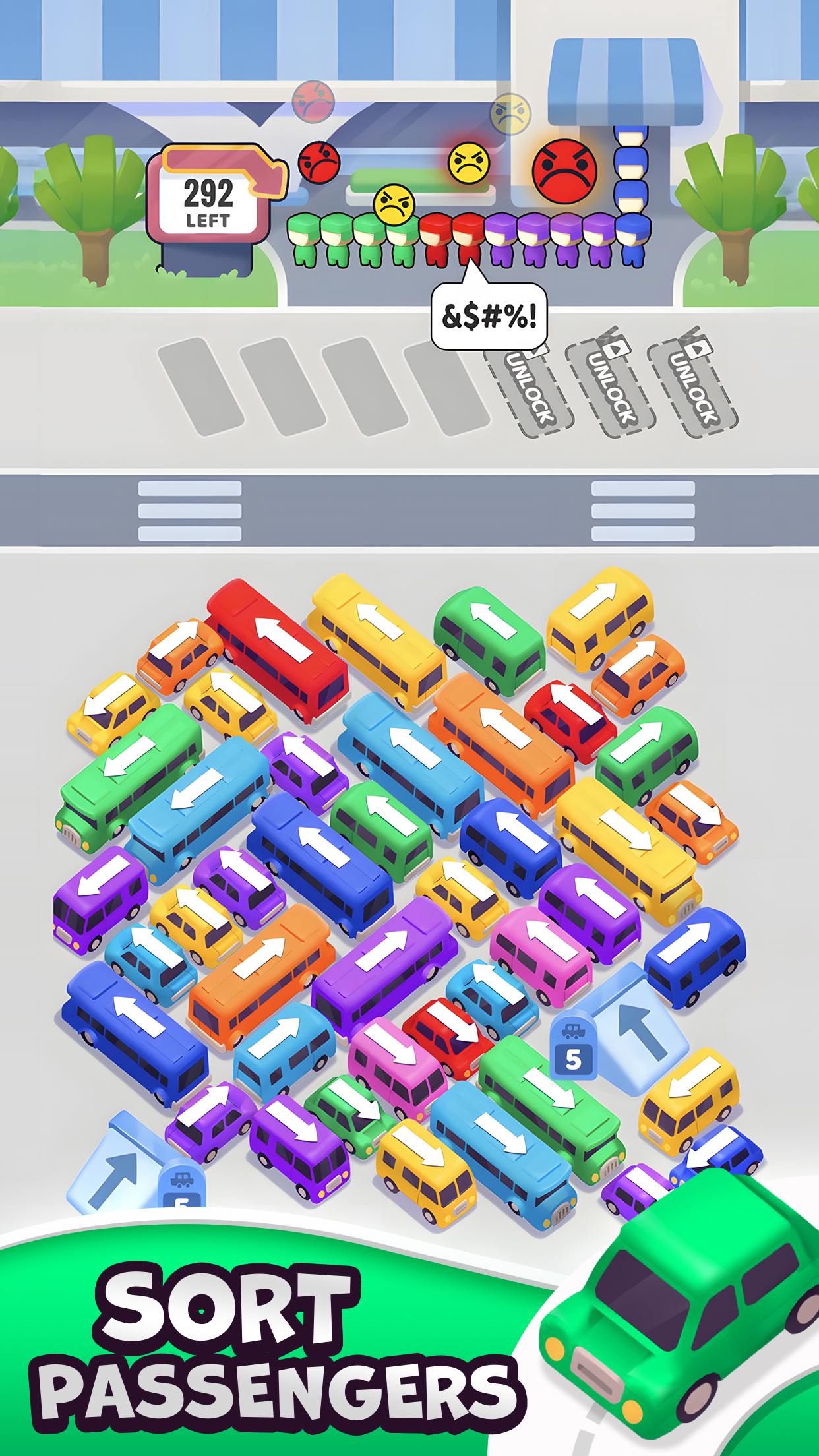 اسکرین شات 1 بازی Bus Frenzy - Traffic Jam