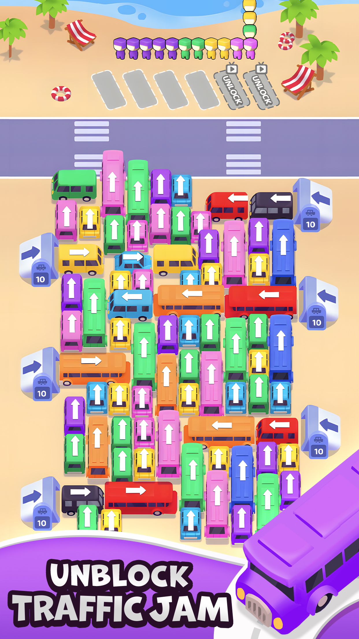 اسکرین شات 2 بازی Bus Frenzy - Traffic Jam