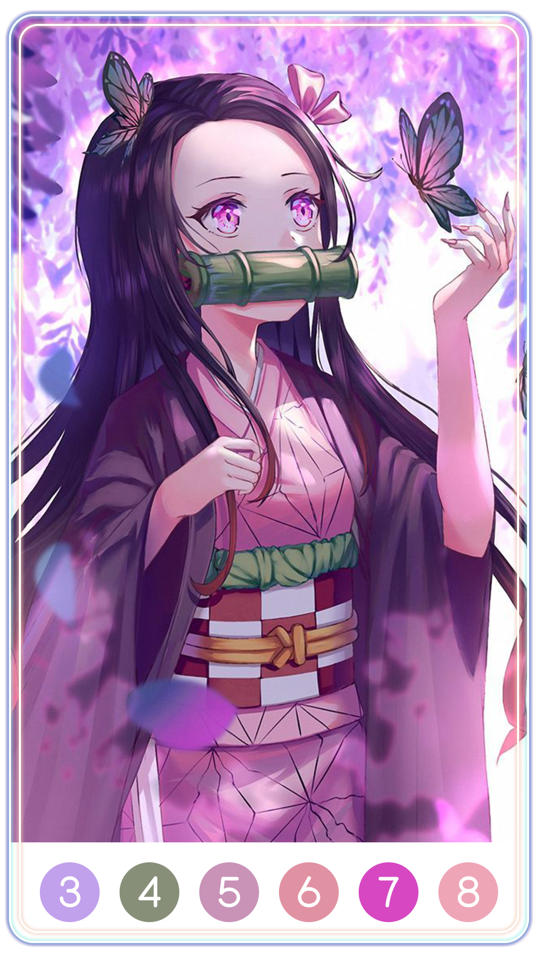 اسکرین شات 4 بازی Demon Slayer Color by Number