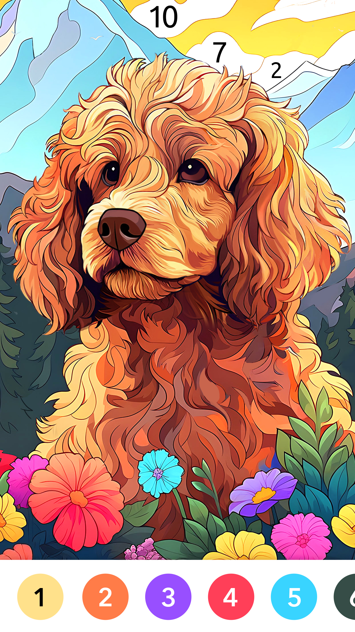 اسکرین شات 1 بازی Paint.ly - Zen Color By Number