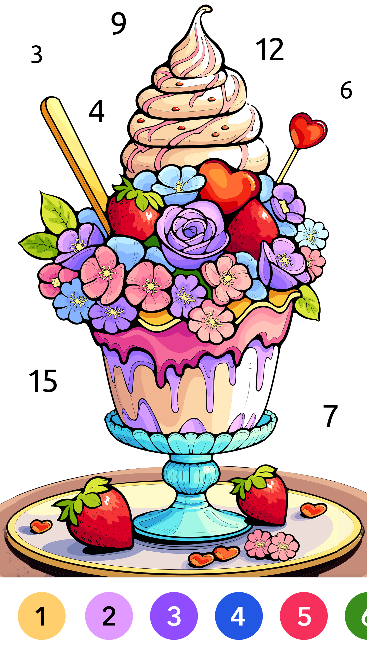 اسکرین شات 2 بازی Paint.ly - Zen Color By Number