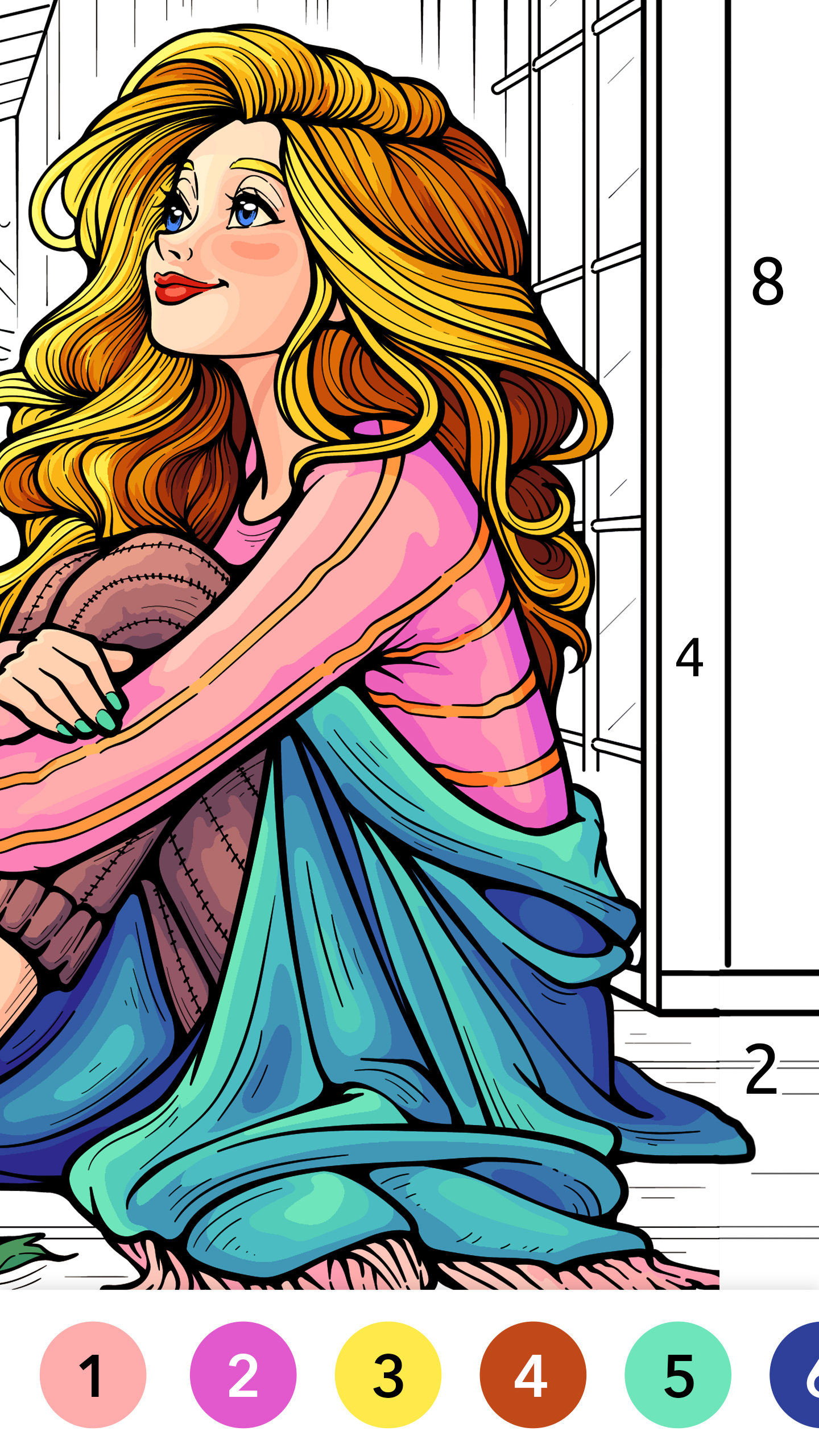 اسکرین شات 4 بازی Paint.ly - Zen Color By Number