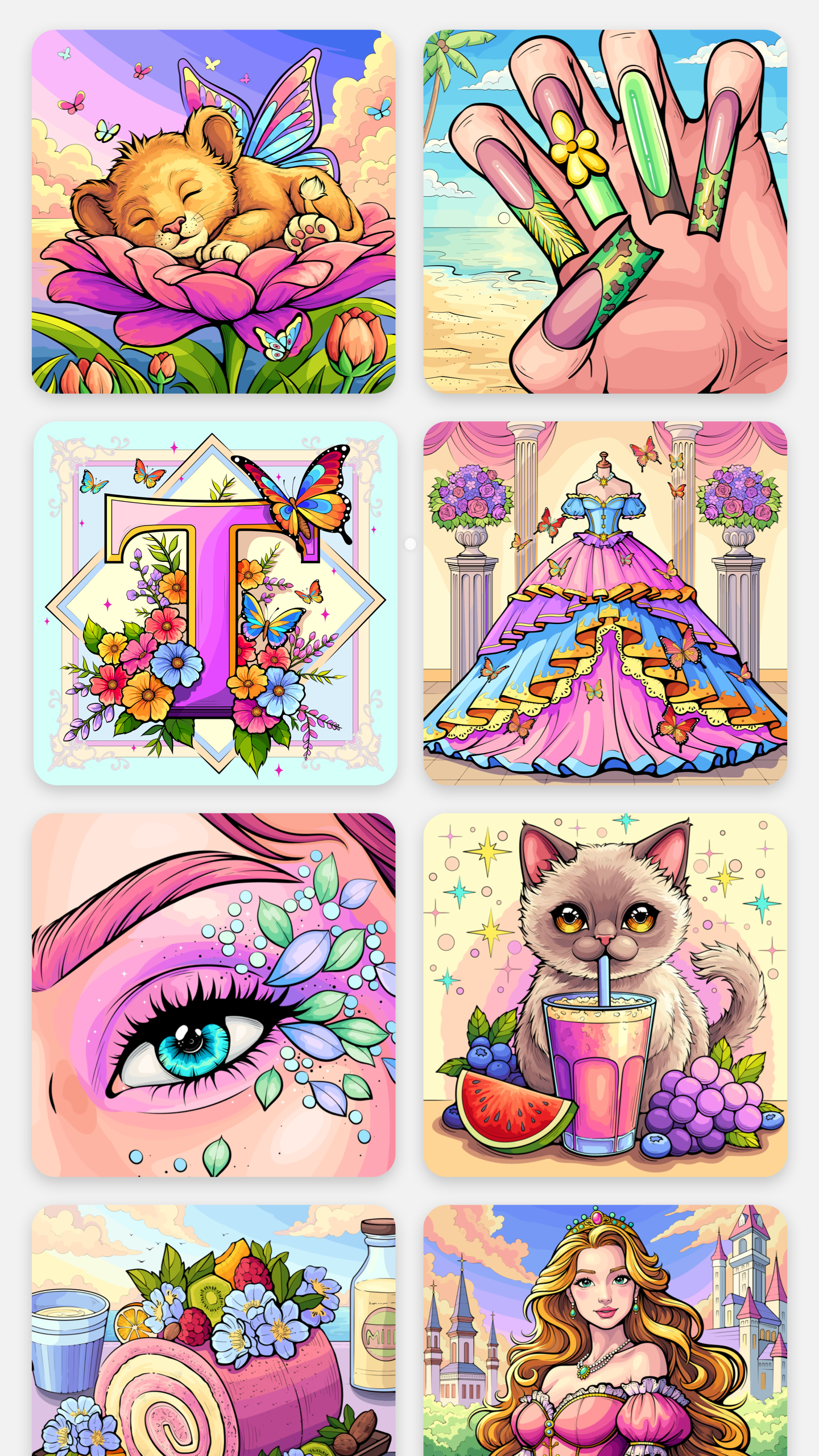 اسکرین شات 8 بازی Paint.ly - Zen Color By Number