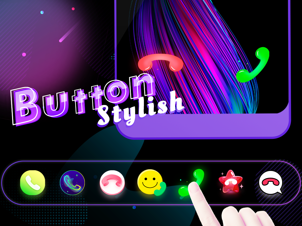 اسکرین شات 3 برنامه Color Call Screen & Themes