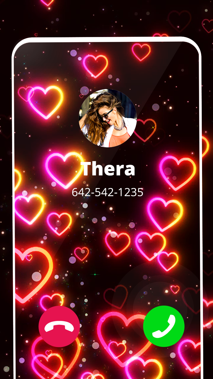 اسکرین شات 1 برنامه Color Call Screen & Themes