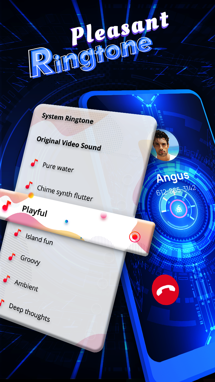 اسکرین شات 6 برنامه Color Call Screen & Themes