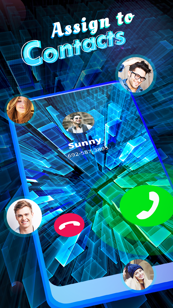 اسکرین شات 5 برنامه Color Call Screen & Themes