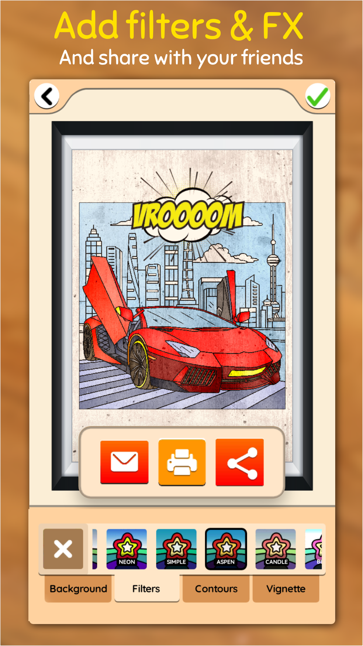 اسکرین شات 7 بازی Cars Coloring & Drawing Game