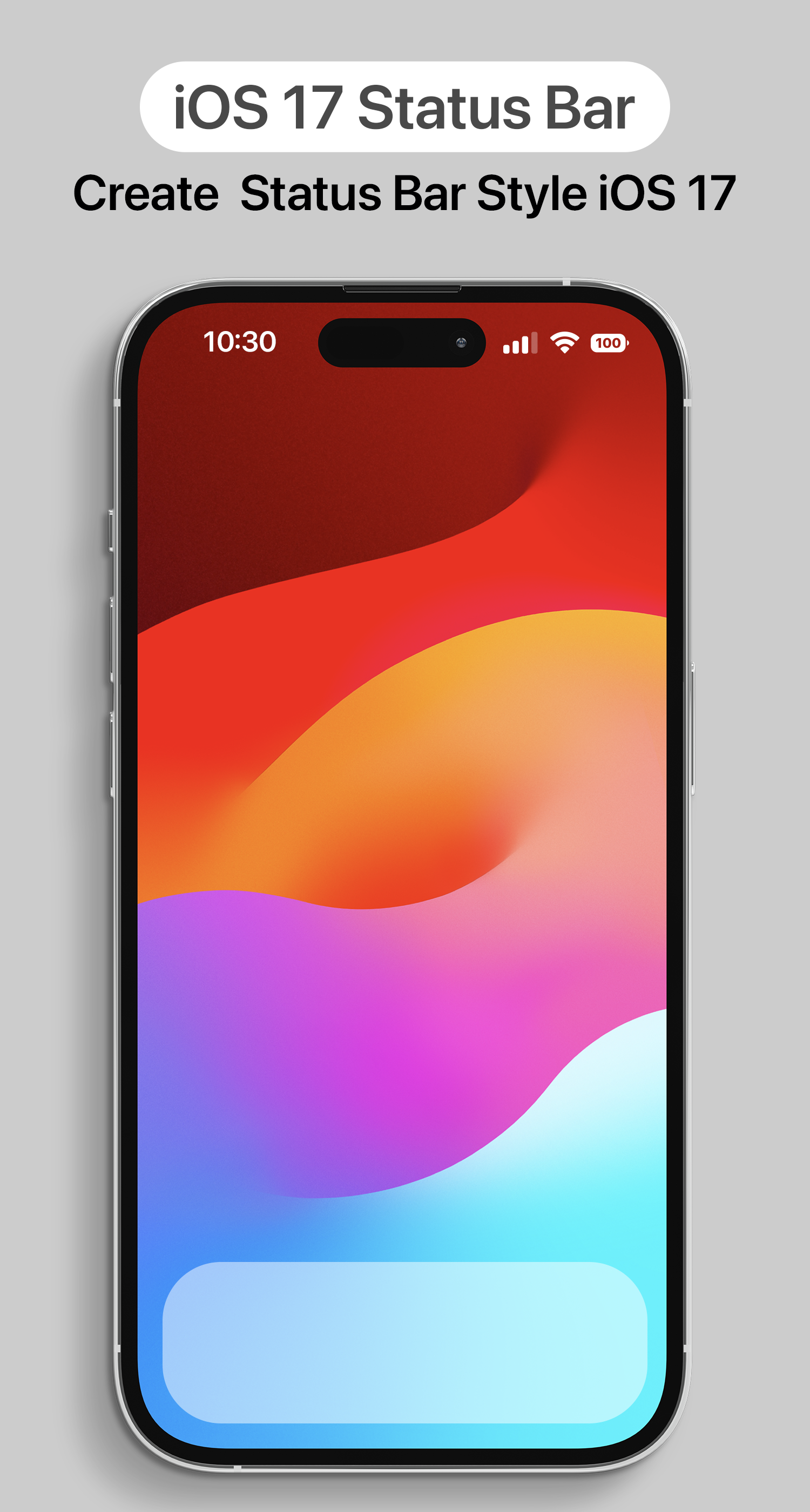 اسکرین شات 1 برنامه iCenter iOS 17: X - Status Bar