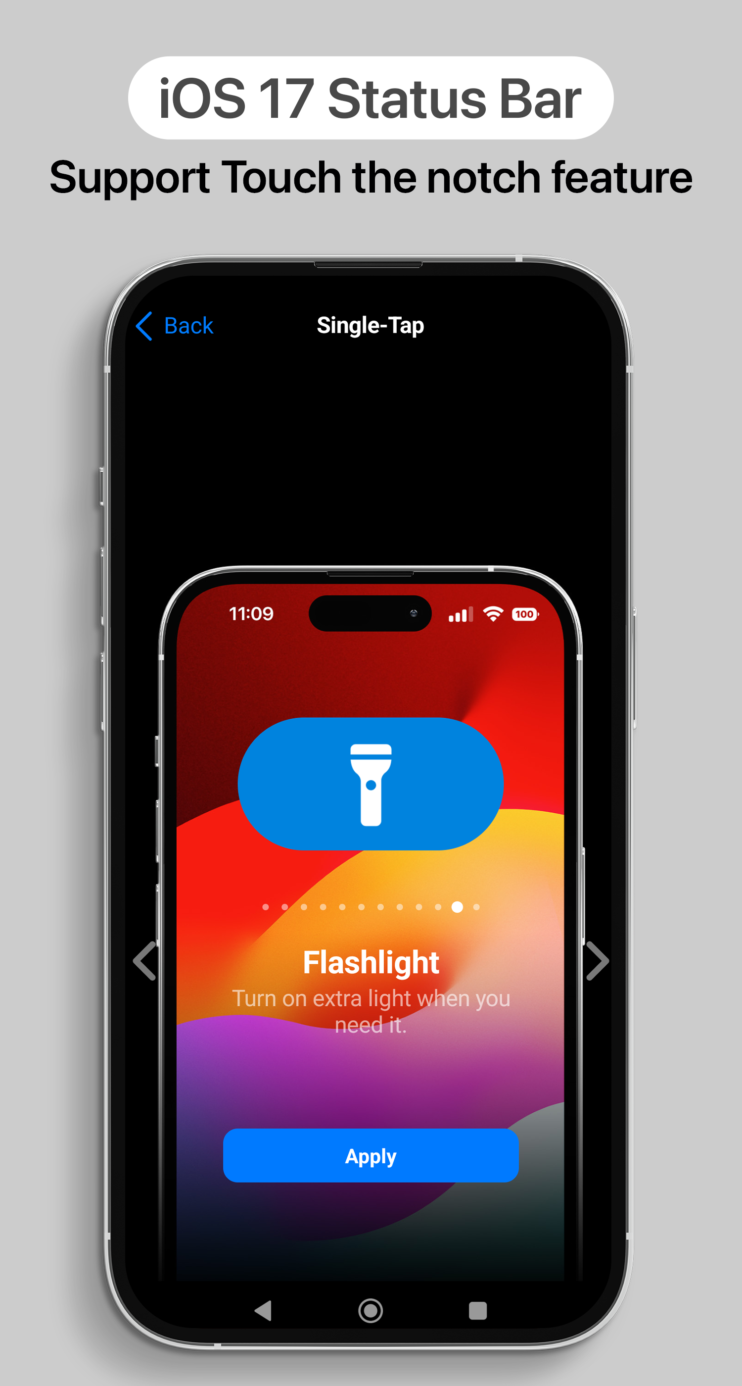 اسکرین شات 5 برنامه iCenter iOS 17: X - Status Bar