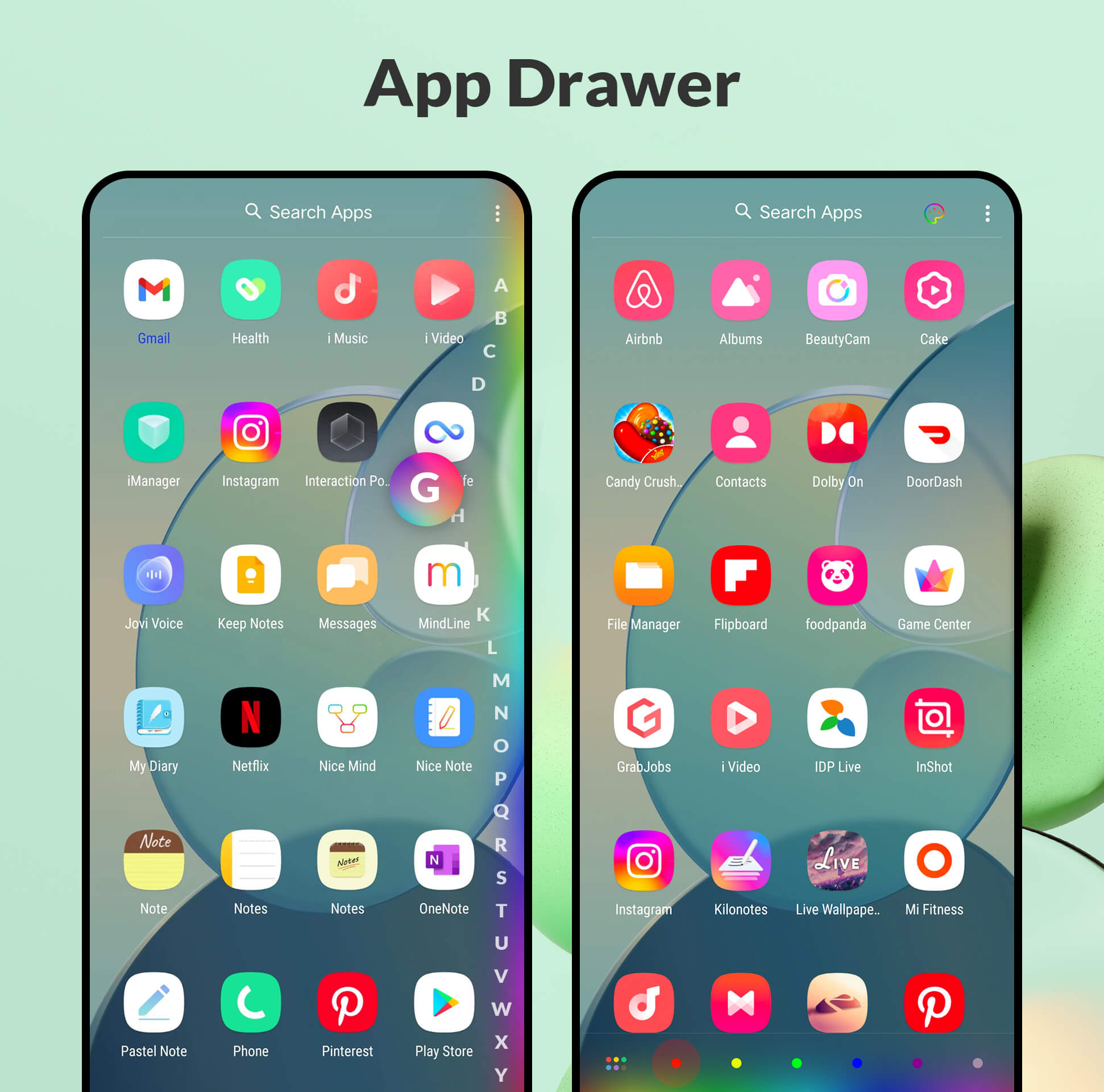 اسکرین شات 3 برنامه Color Launcher, cool themes