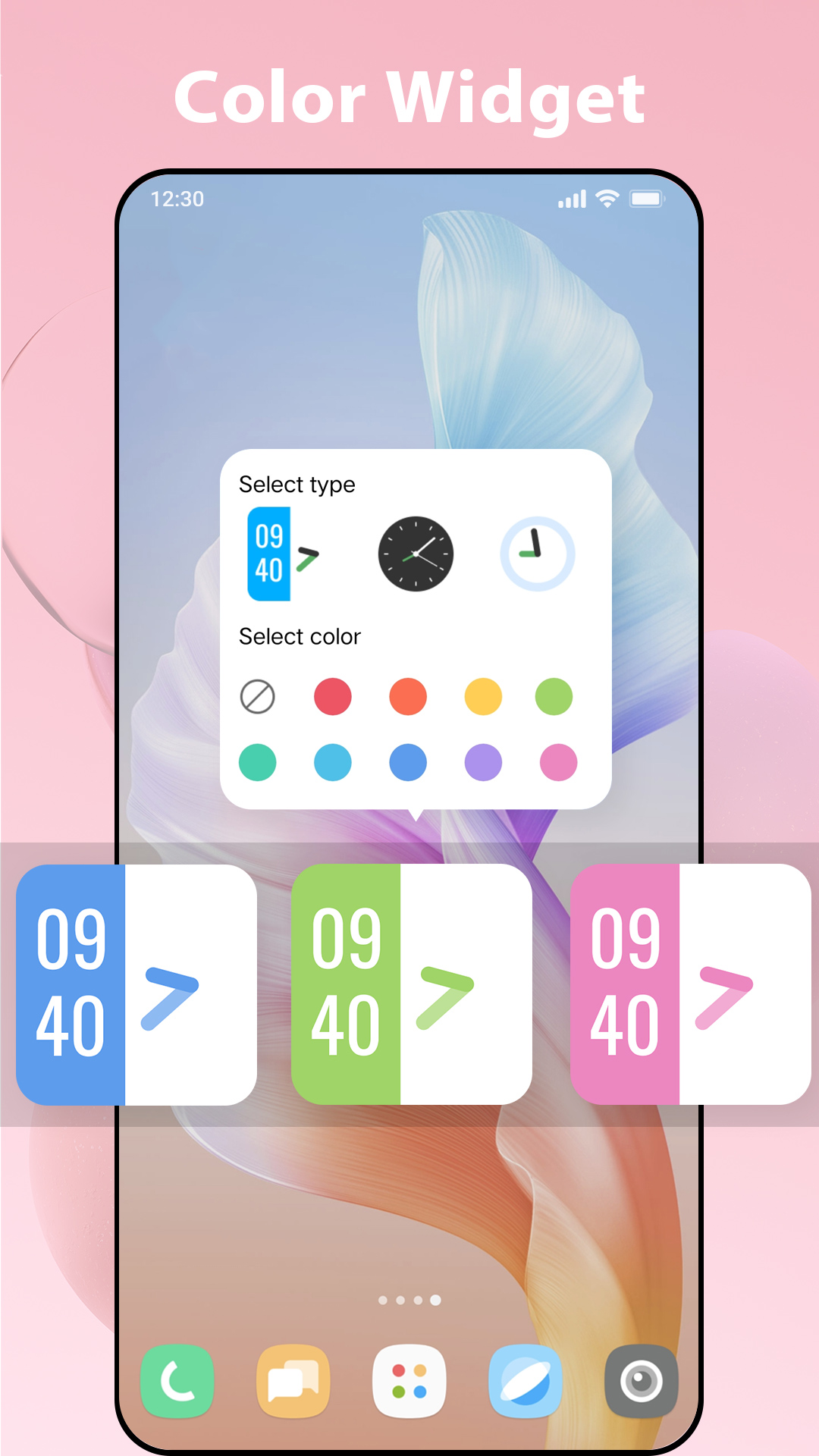 اسکرین شات 4 برنامه Color Launcher, cool themes