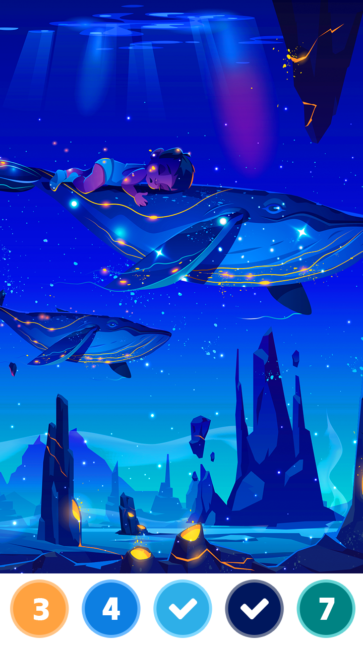 اسکرین شات 4 برنامه Color123 - Paint by Number