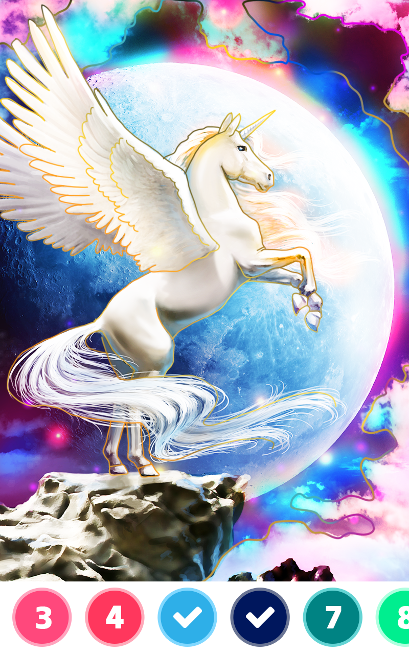 اسکرین شات 2 برنامه Color123 - Paint by Number