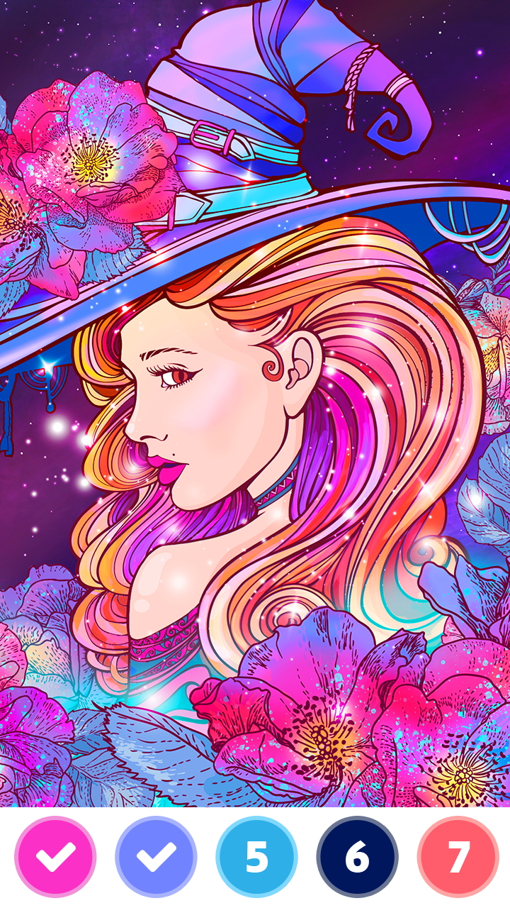 اسکرین شات 7 برنامه Color123 - Paint by Number