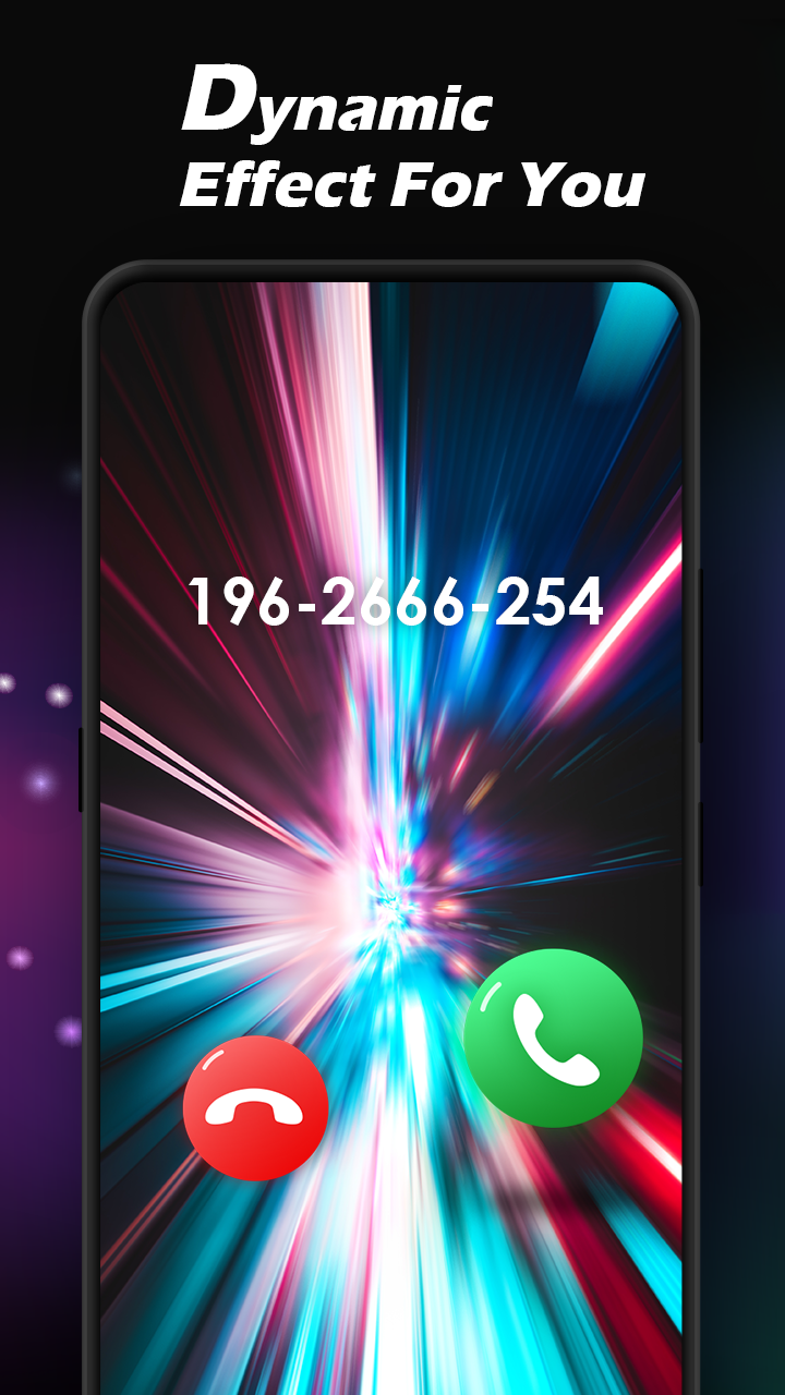 اسکرین شات 2 برنامه Caller Theme Screen Color Call