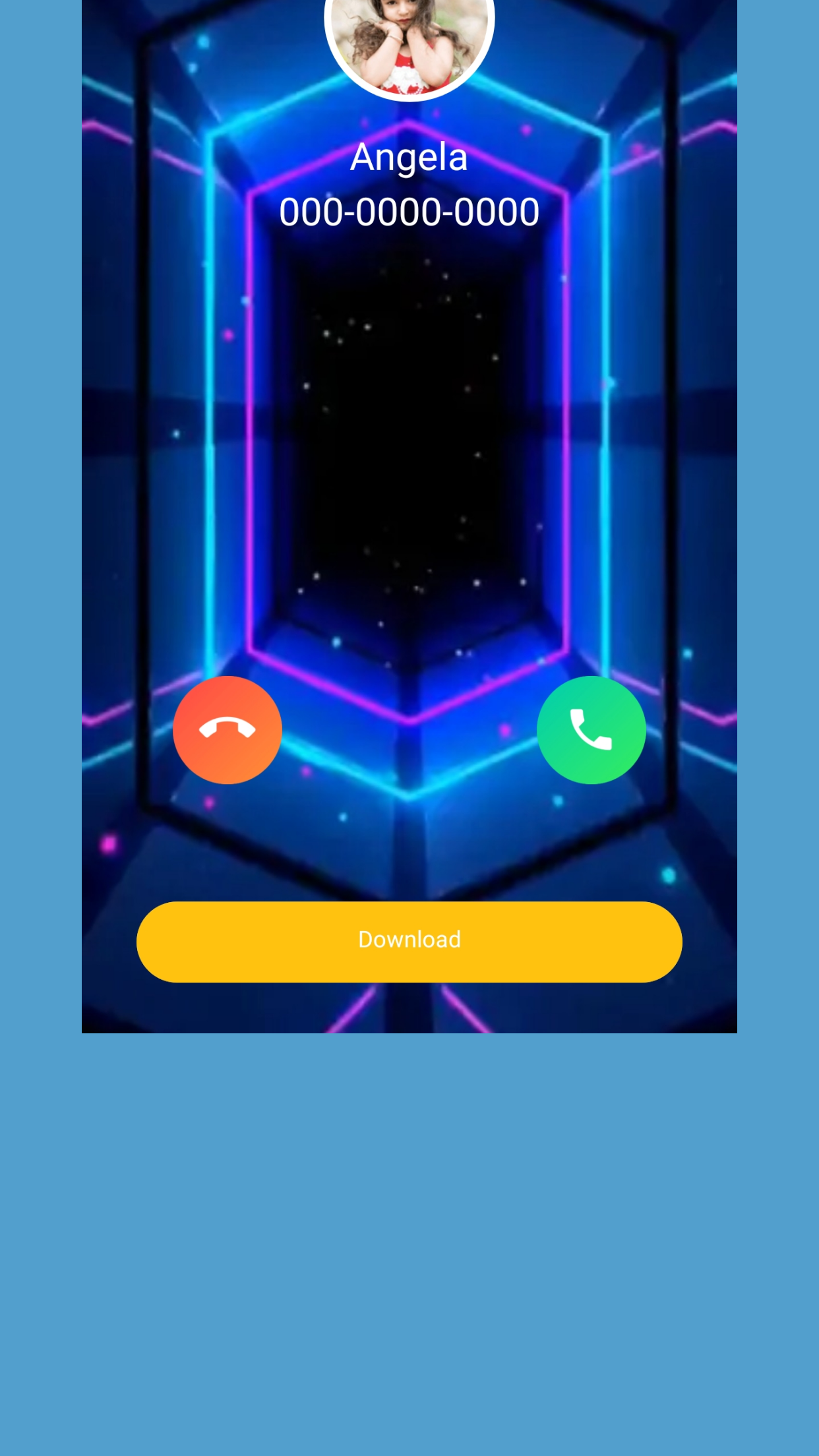 اسکرین شات 6 برنامه Color Call Flash - Call Screen