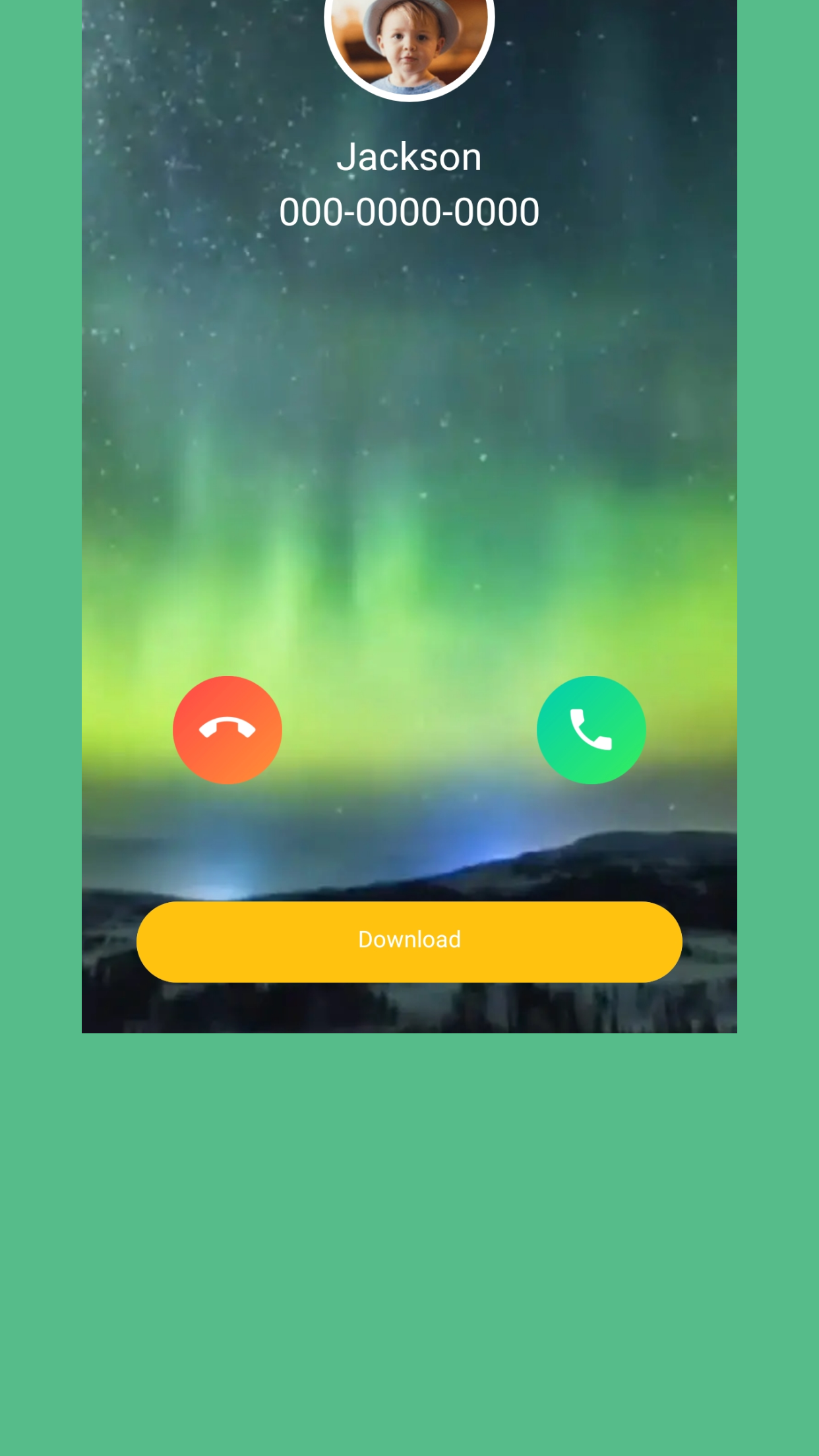 اسکرین شات 7 برنامه Color Call Flash - Call Screen