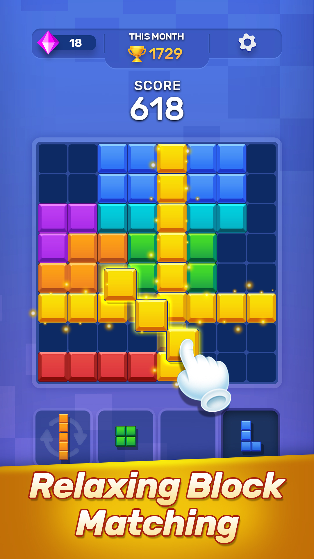 اسکرین شات 1 بازی Block Puzzle:Color Blast