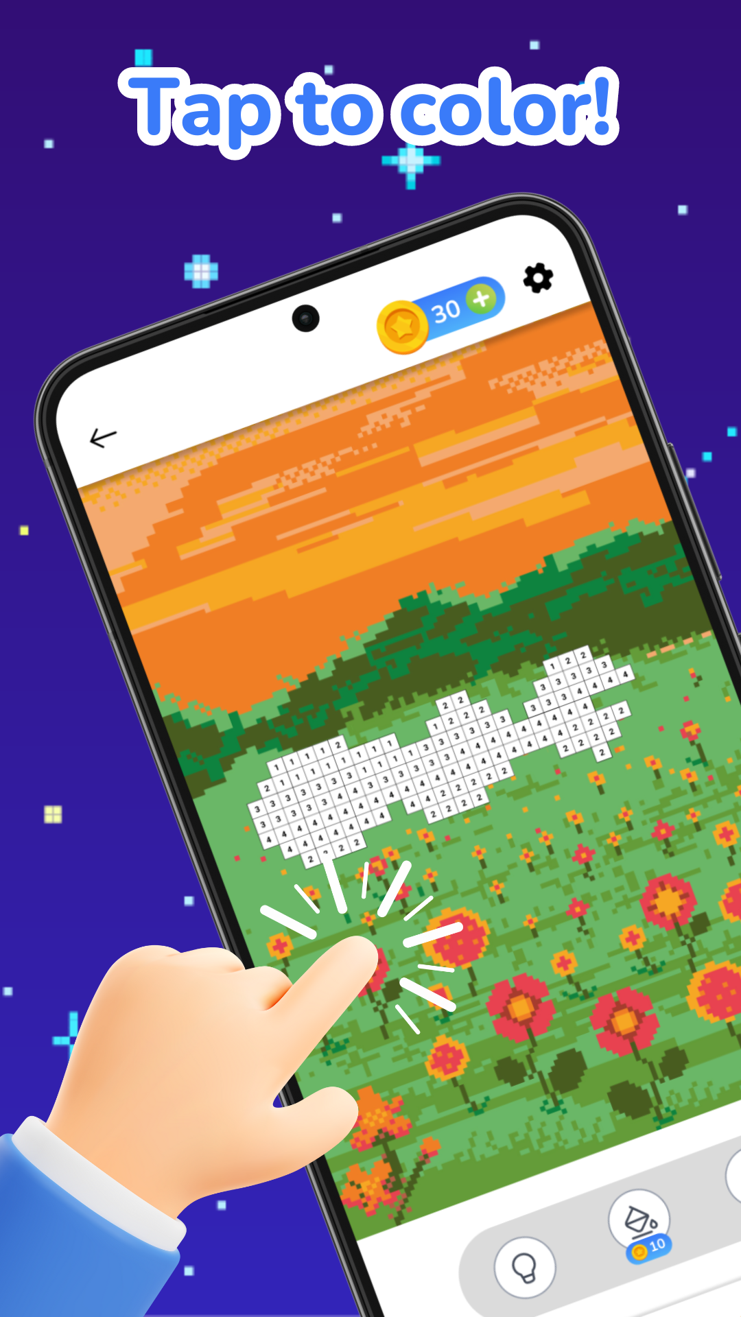 اسکرین شات 1 بازی Color By Number App: Art Games
