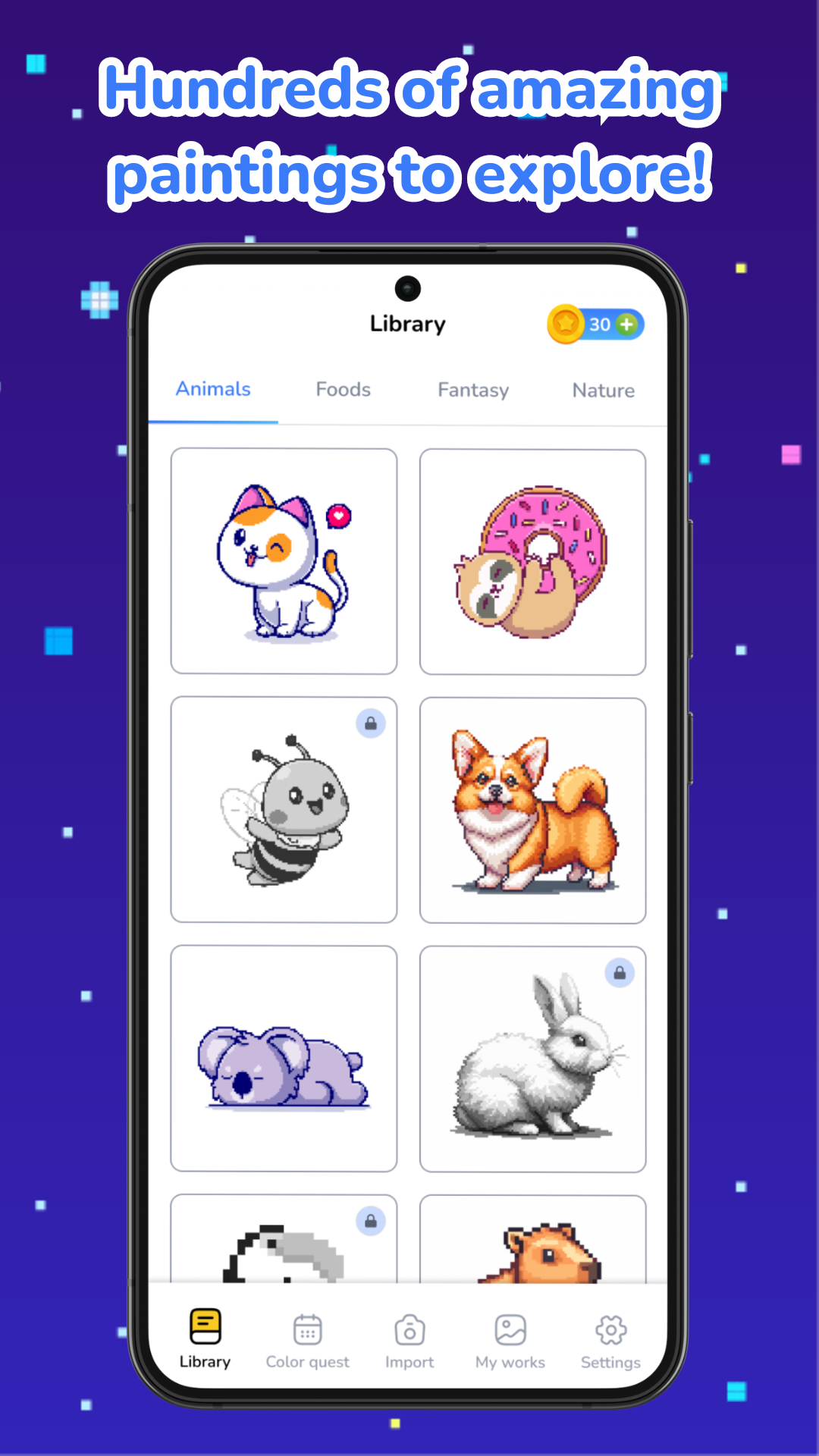 اسکرین شات 2 بازی Color By Number App: Art Games