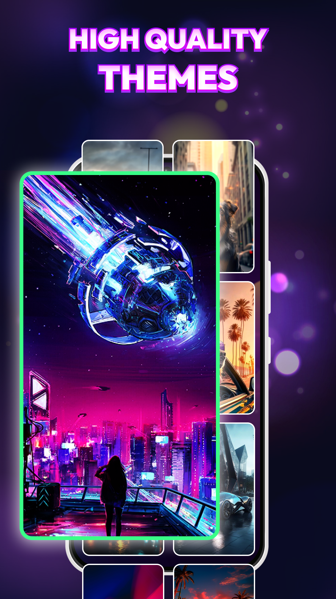 اسکرین شات 2 برنامه Call Theme & Color Phone Call