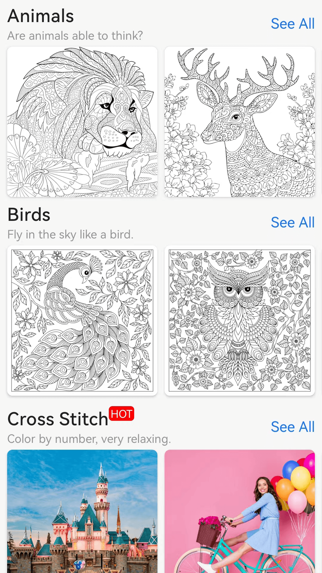 اسکرین شات 1 برنامه Coloring Book
