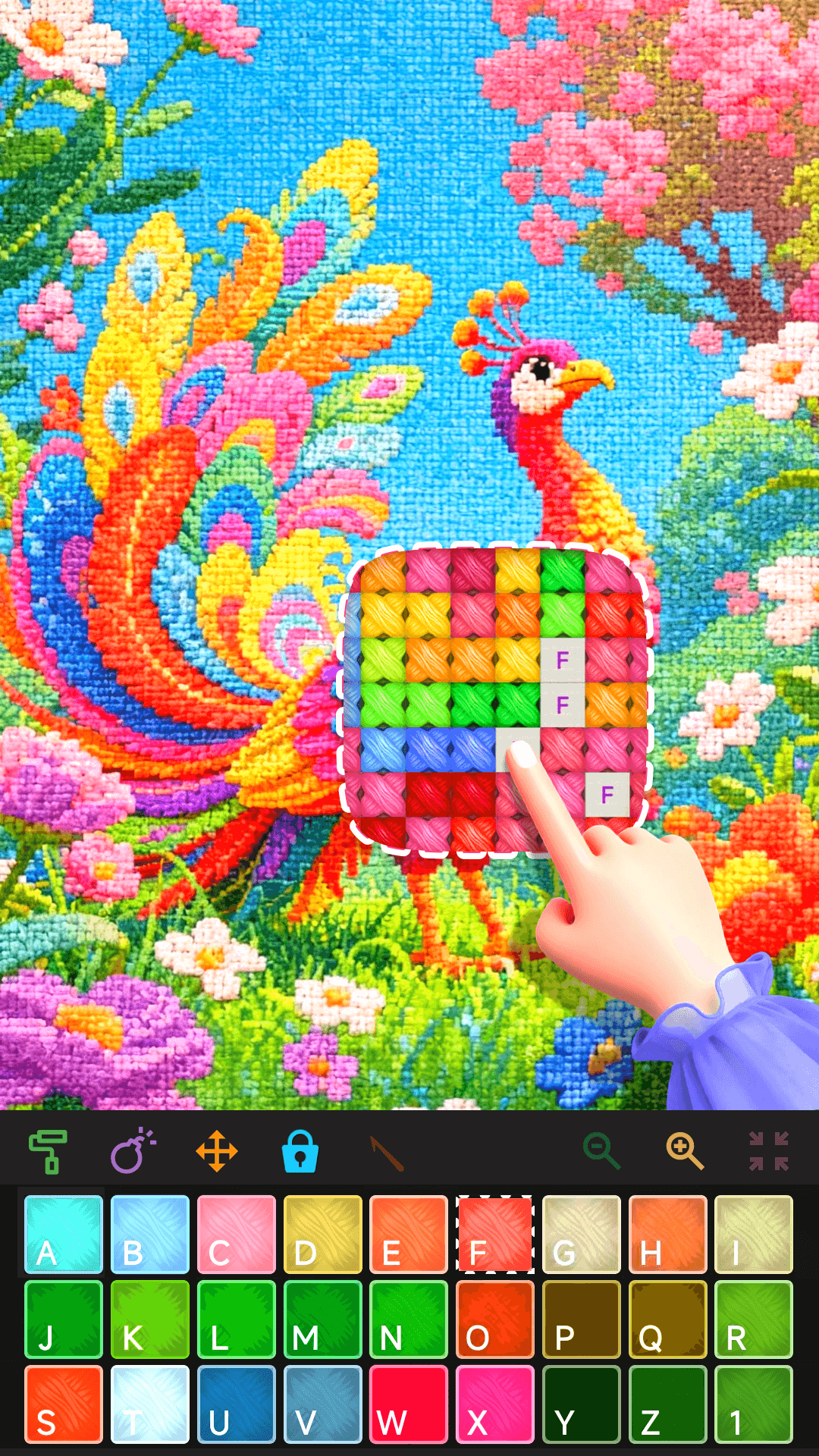 اسکرین شات 4 برنامه Cross Stitch Book