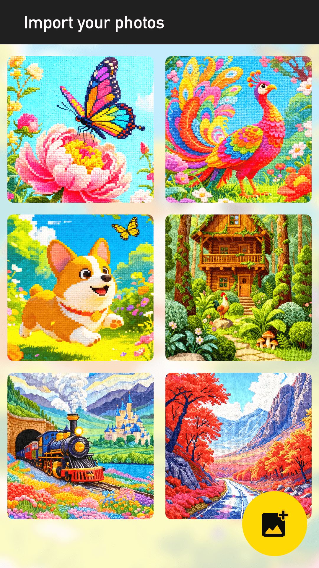 اسکرین شات 5 برنامه Cross Stitch Book