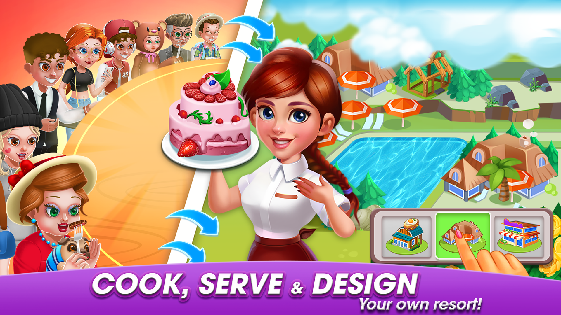 اسکرین شات 1 بازی Baking Games: Cooking Games