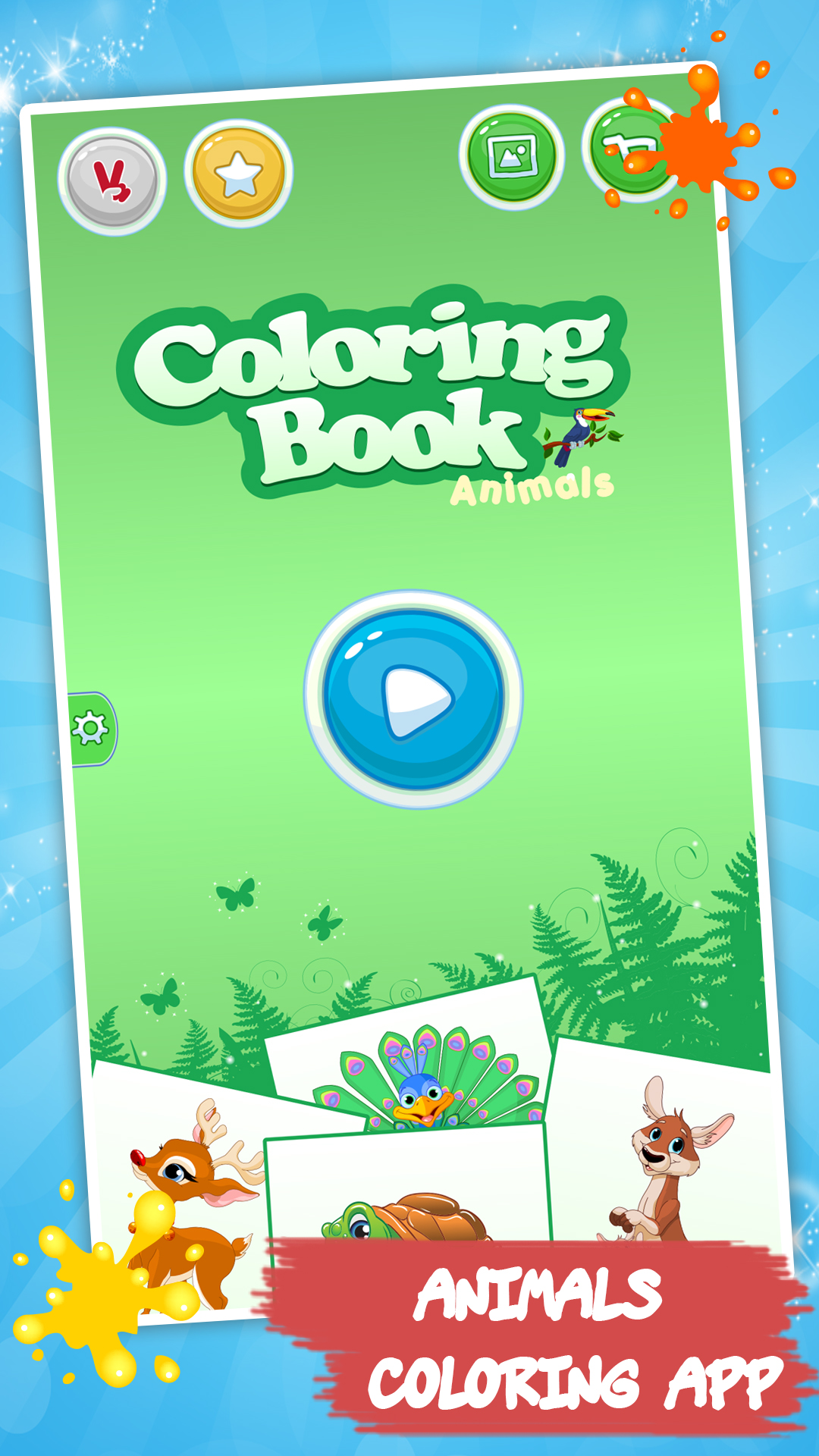 اسکرین شات 4 بازی Animal Coloring Games for Kids