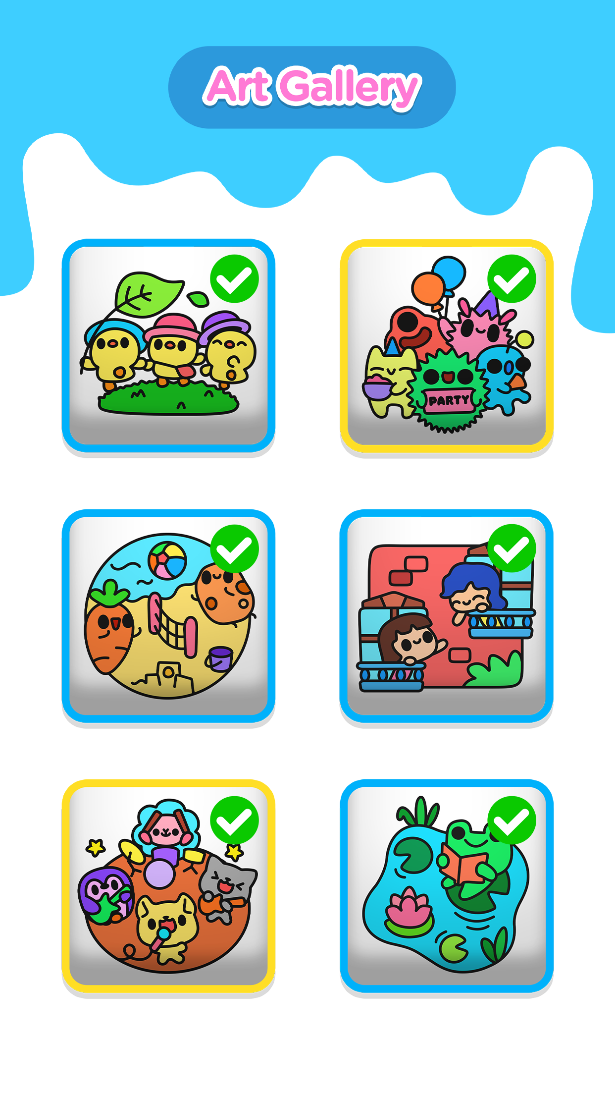 اسکرین شات 7 بازی Coloring Book ASMR Drawing