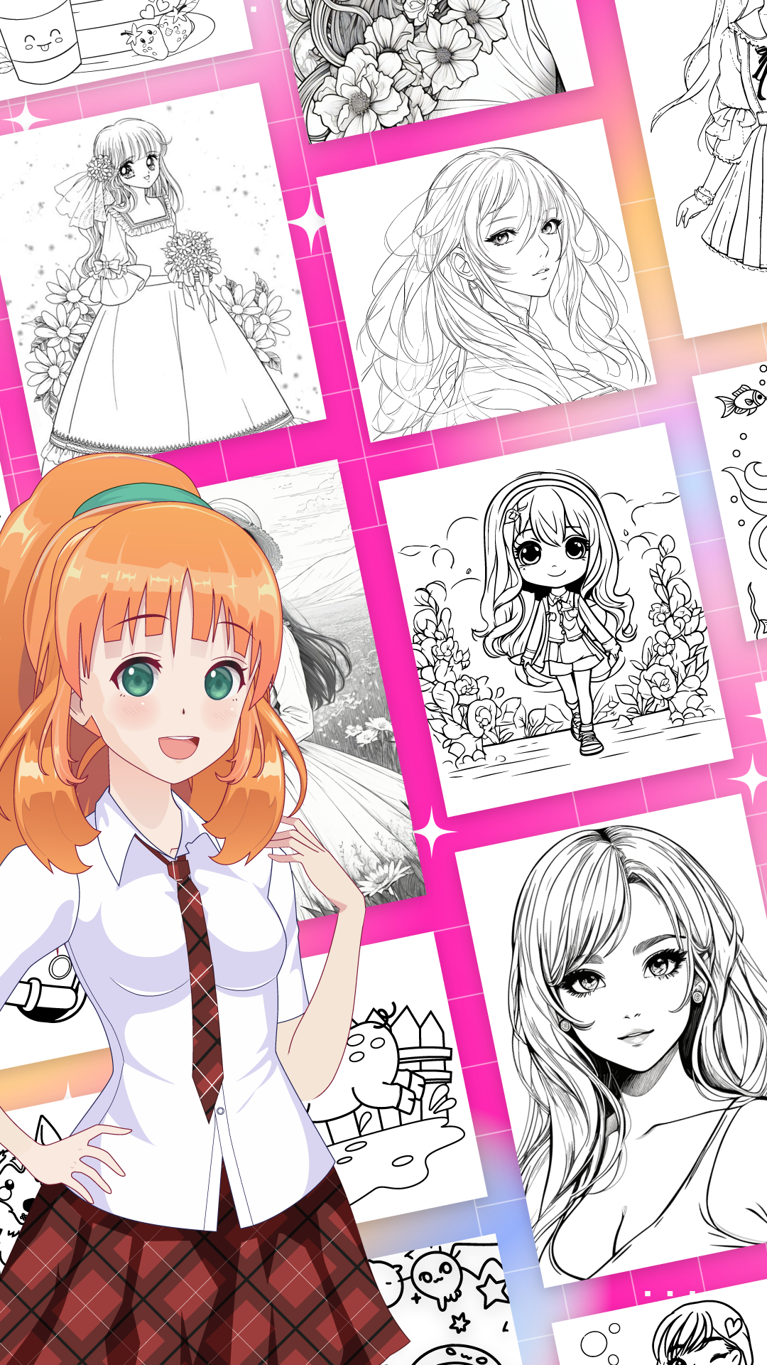 اسکرین شات 6 برنامه Coloring Book - Cute Coloring