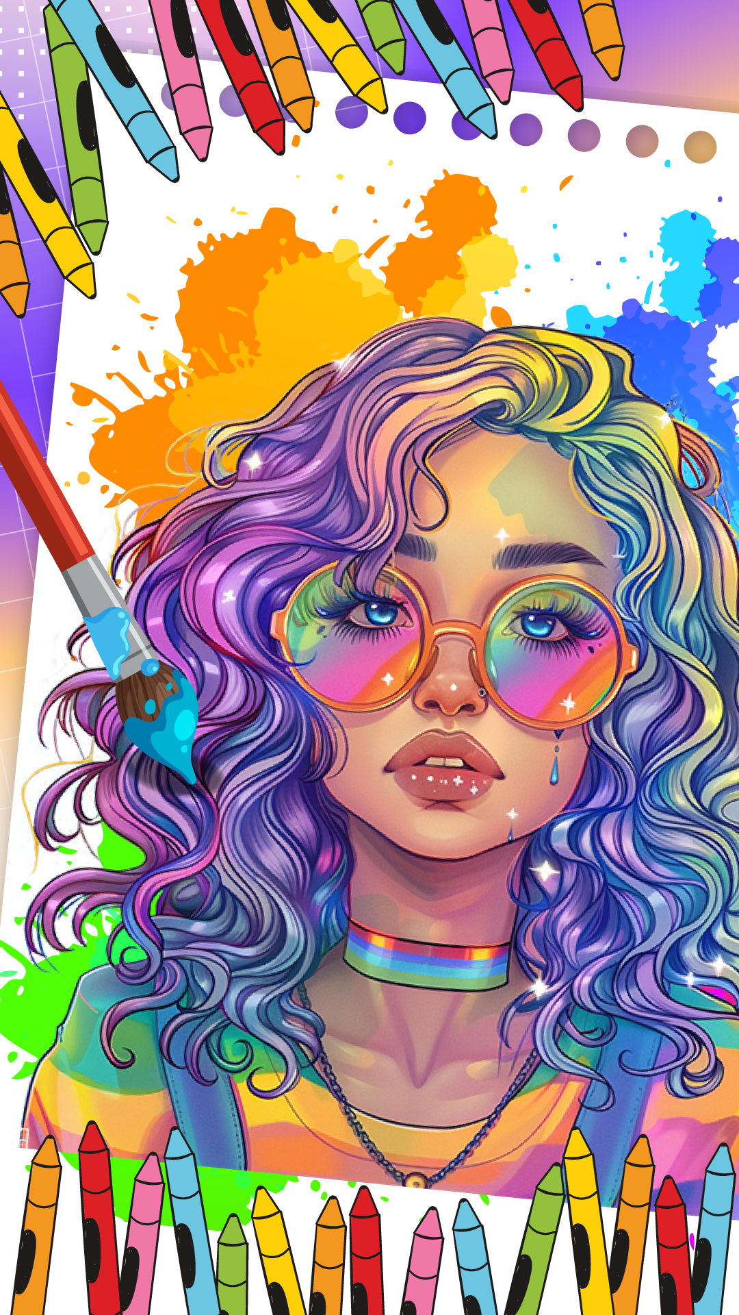 اسکرین شات 3 برنامه Coloring Book - Cute Coloring