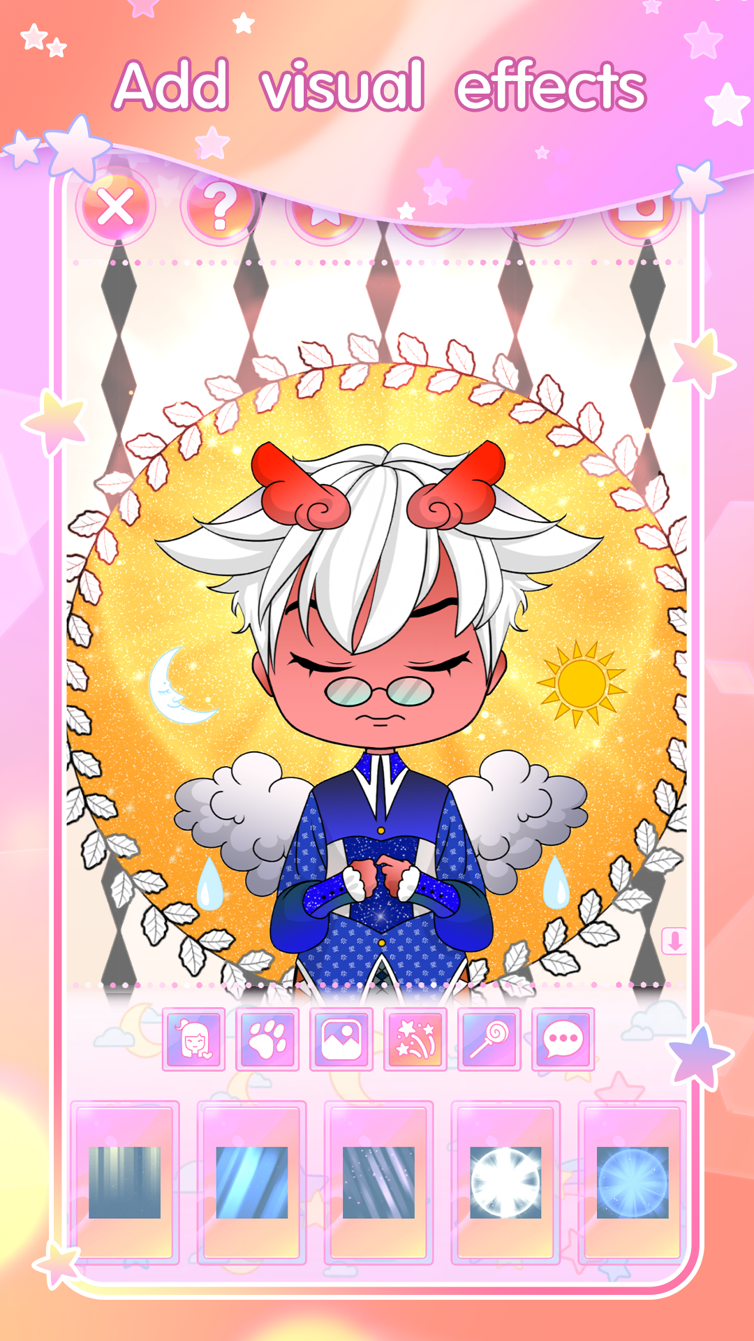 اسکرین شات 6 بازی Chibi Doll Dress up & Coloring