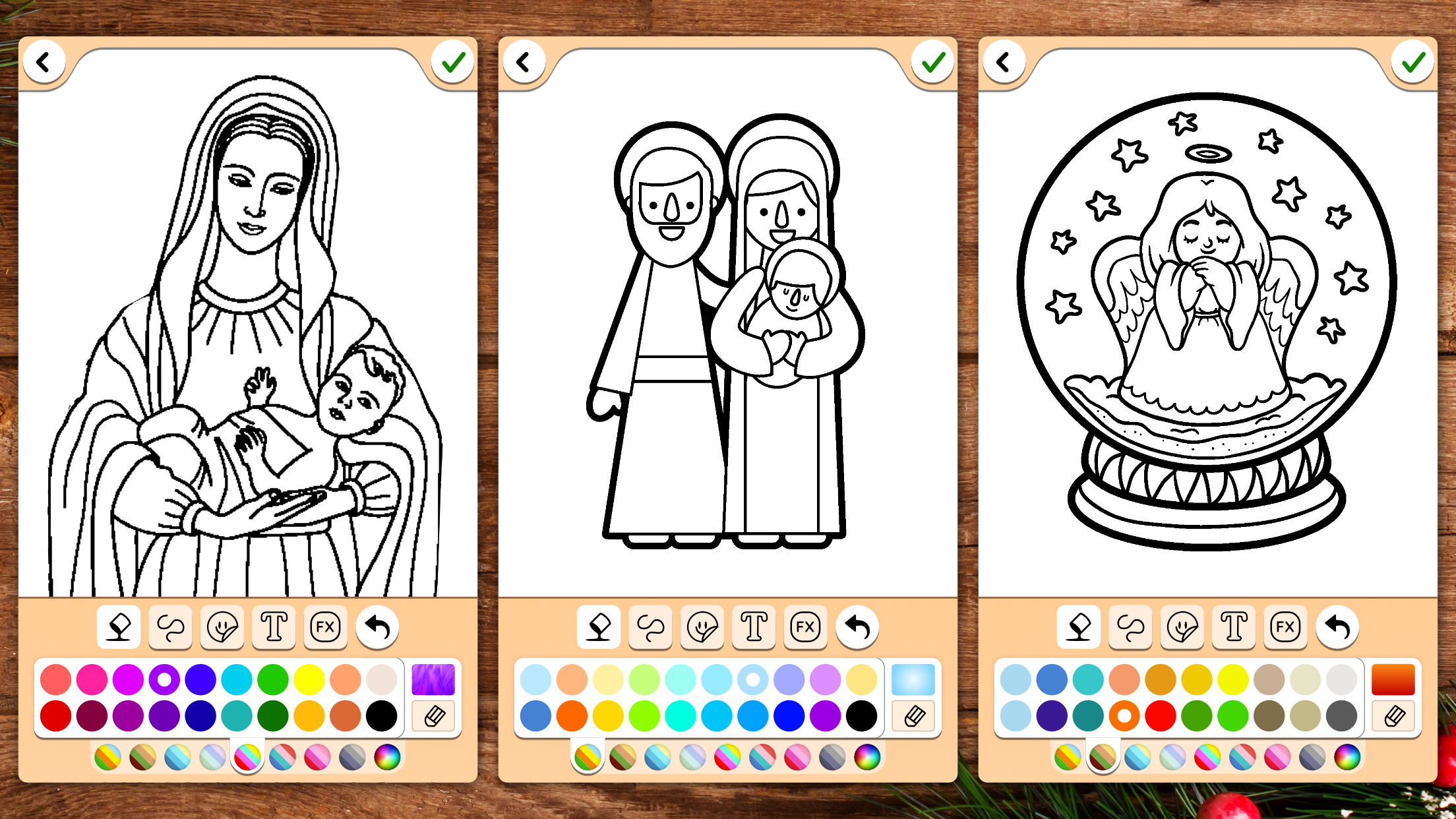 اسکرین شات 6 بازی Christmas Coloring