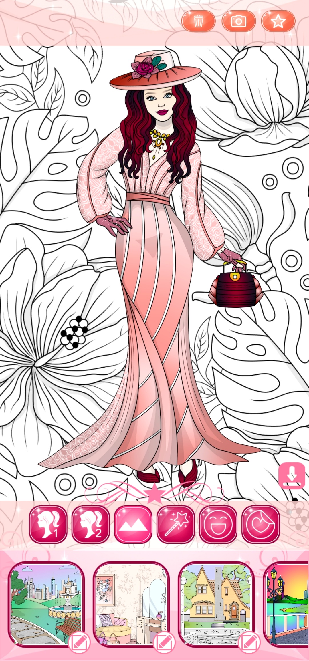 اسکرین شات 5 بازی Dress Up Games & Coloring Book