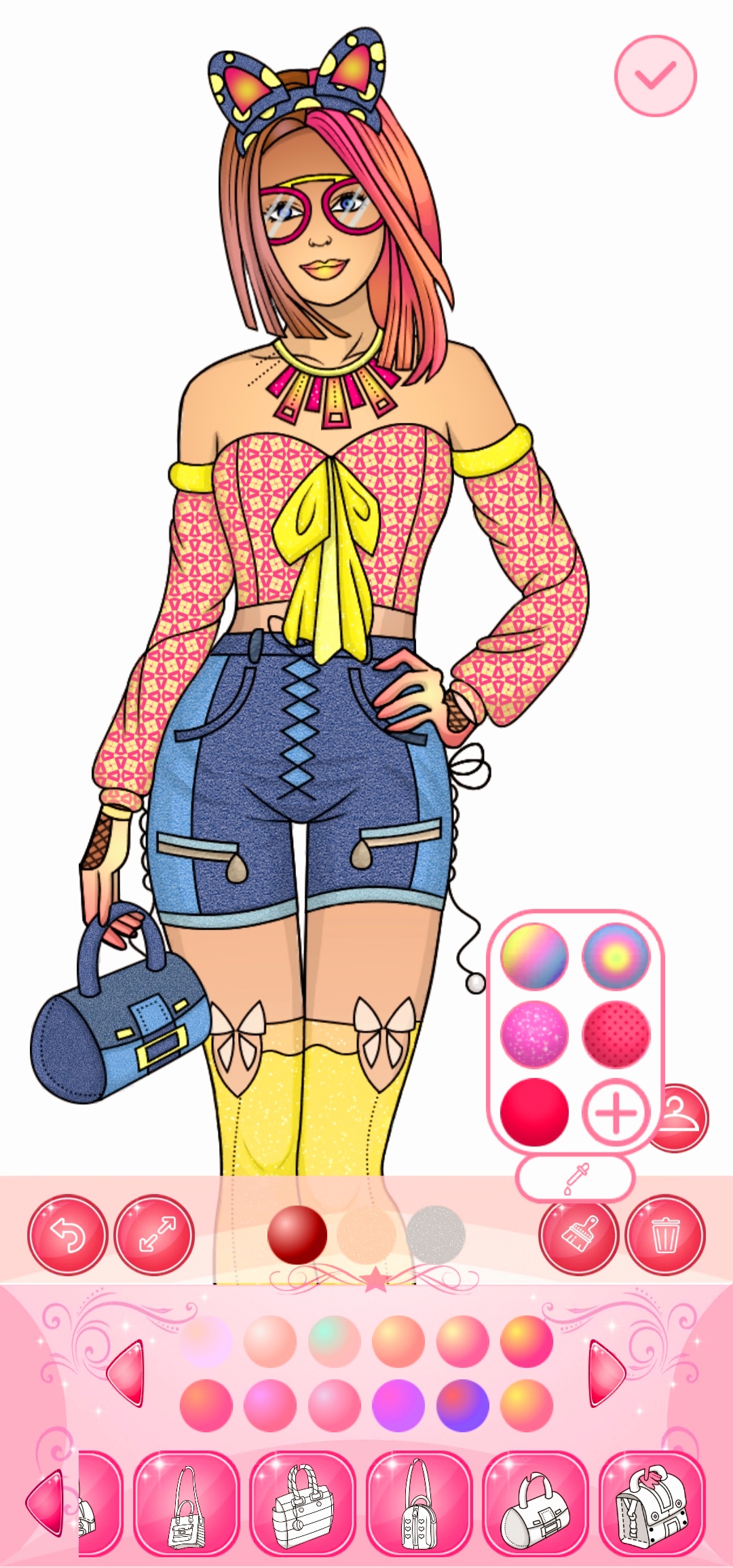 اسکرین شات 7 بازی Dress Up Games & Coloring Book