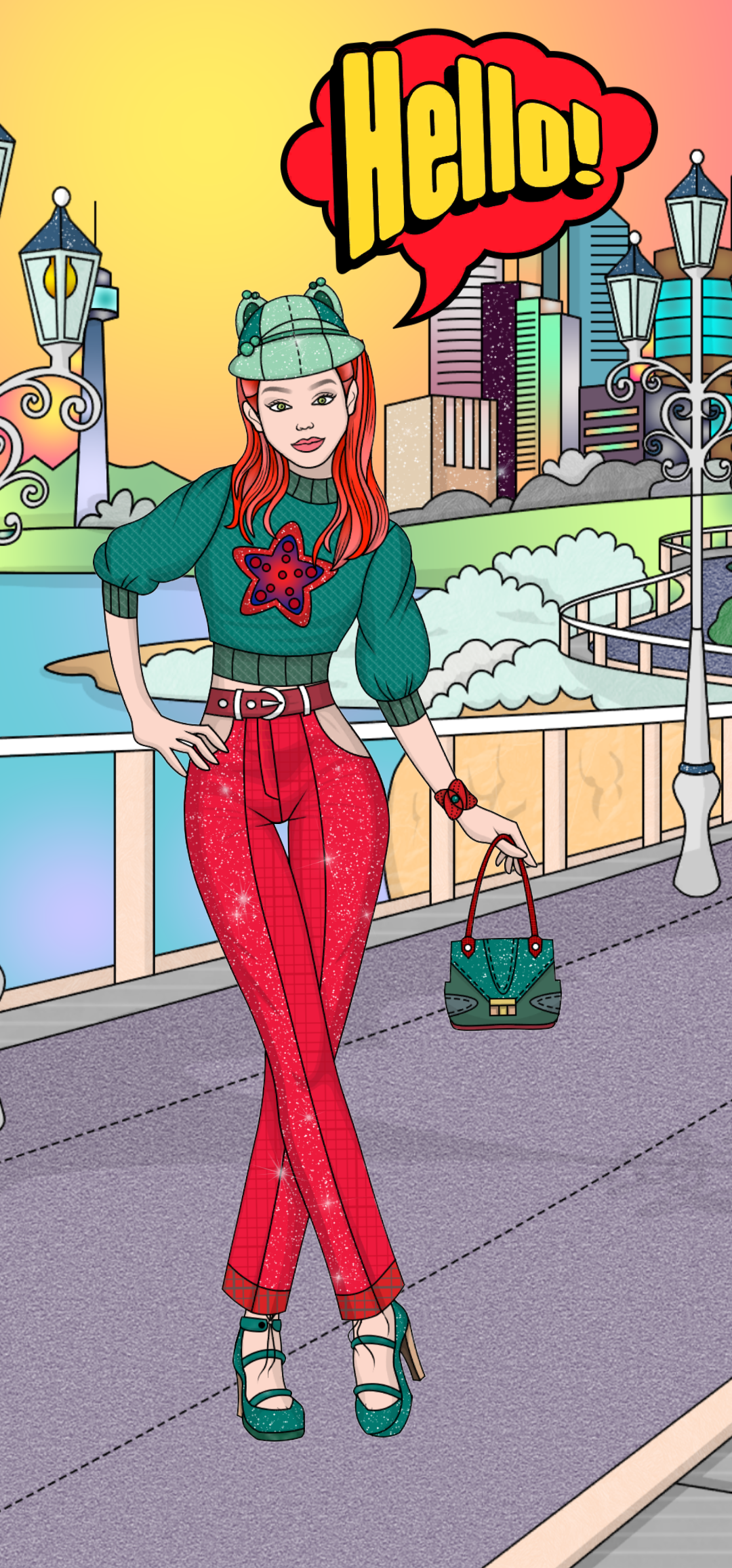 اسکرین شات 2 بازی Dress Up Games & Coloring Book