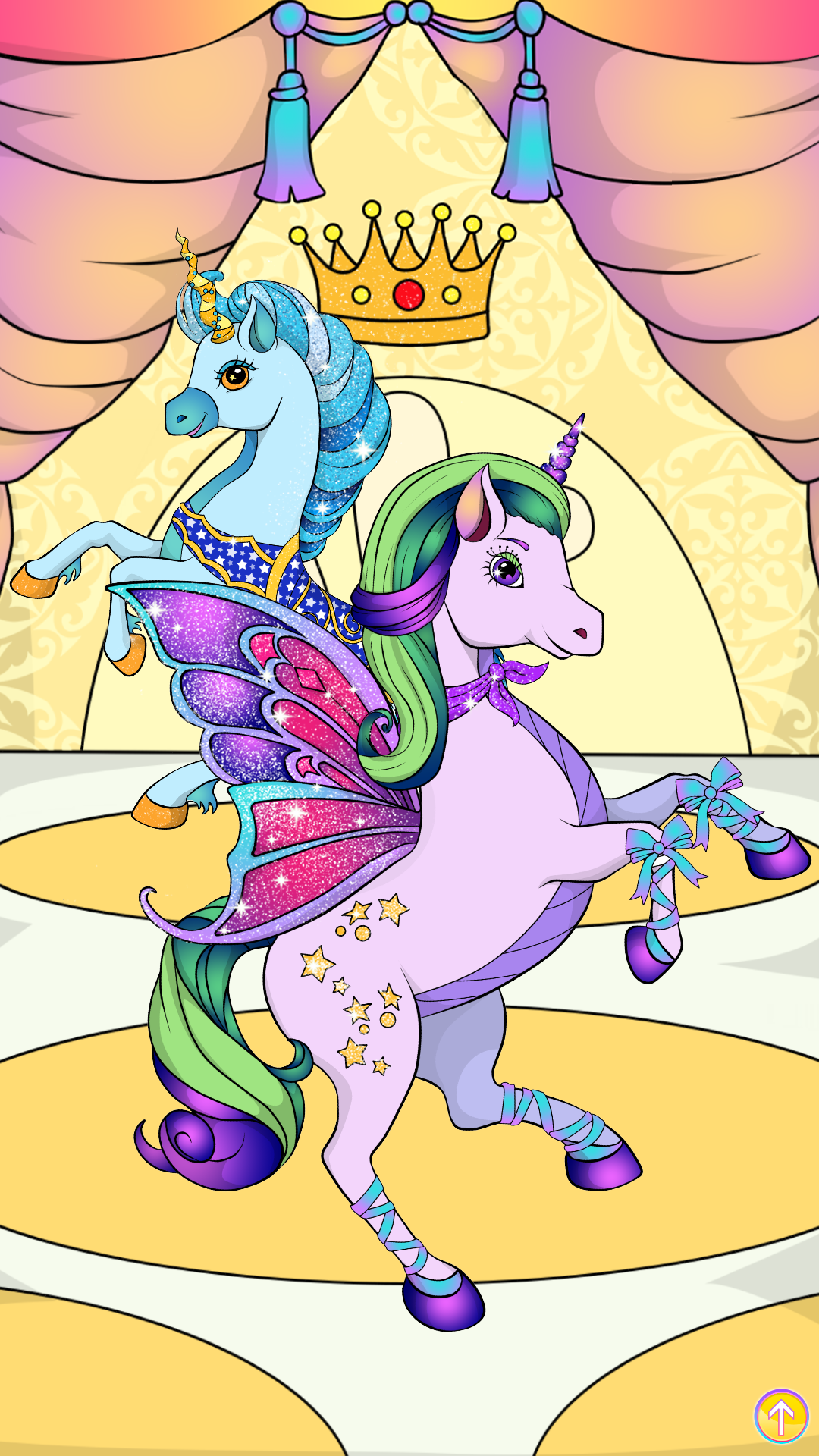 اسکرین شات 7 بازی Unicorn Dress Up Coloring Book