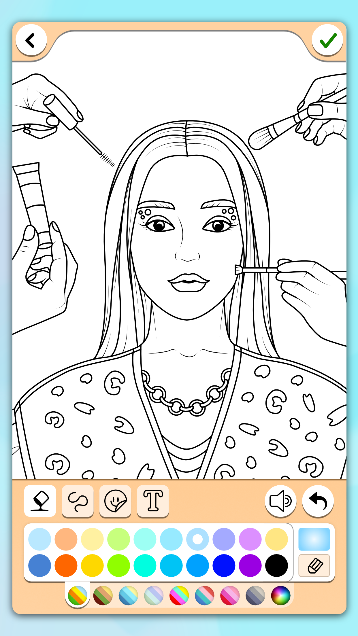 اسکرین شات 6 بازی Fashion Coloring Pages