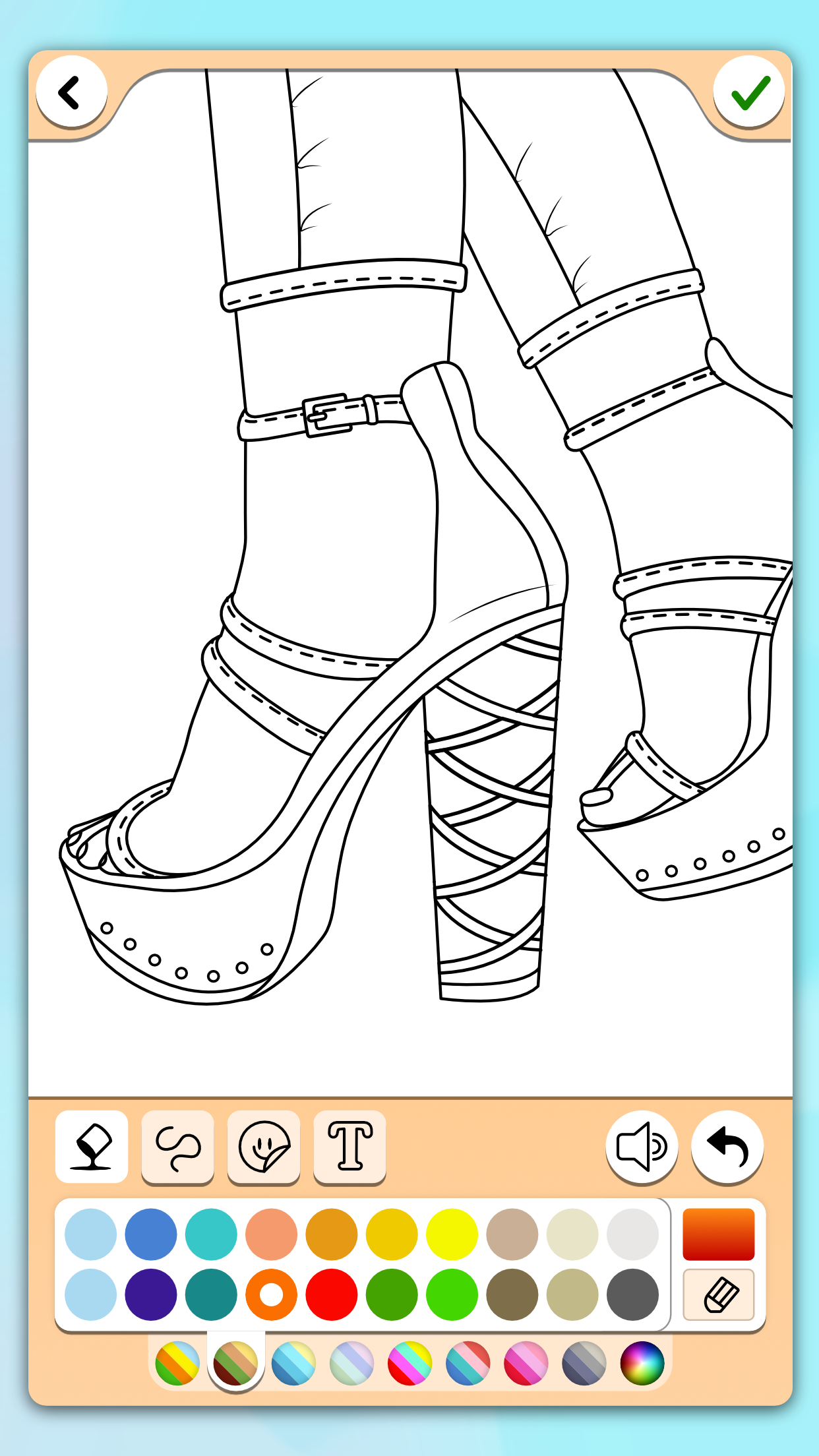 اسکرین شات 5 بازی Fashion Coloring Pages