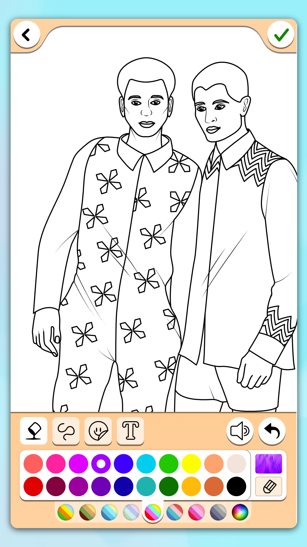 اسکرین شات 7 بازی Fashion Coloring Pages