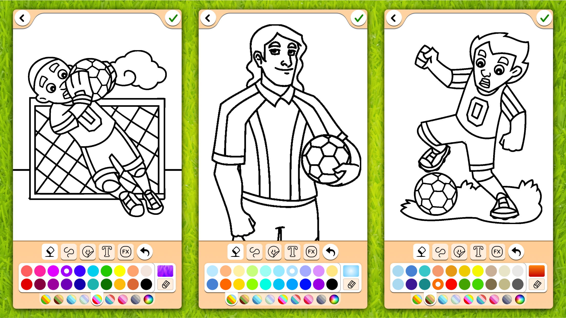 اسکرین شات 6 بازی Football coloring book game