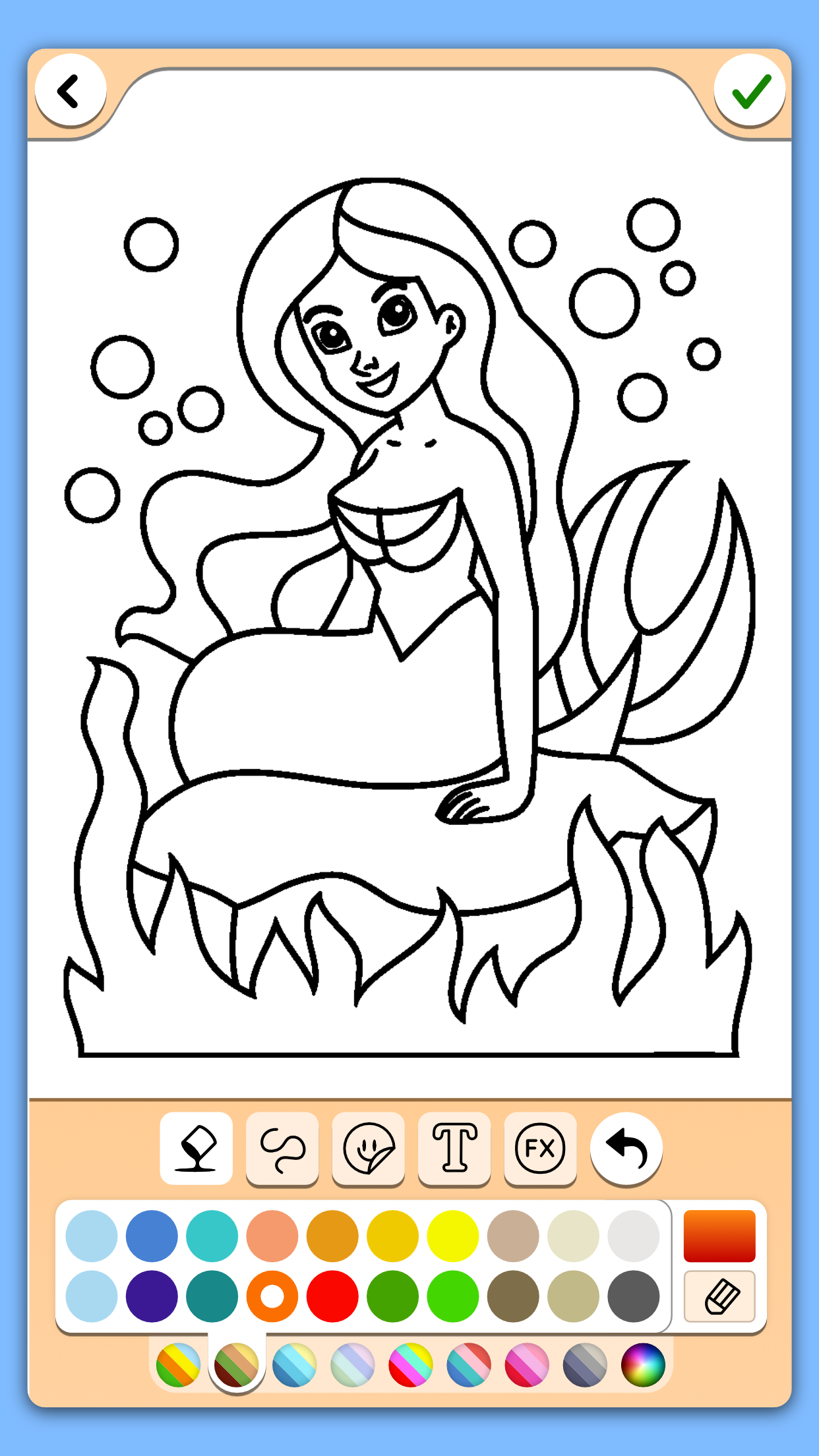 اسکرین شات 1 بازی Coloring for girls and women